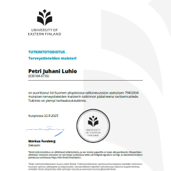 Ravitsemusterapia, ravitsemusterapeutti, Terveystieteiden maisteri. PLuS Nutriotion, palvelut etänä.