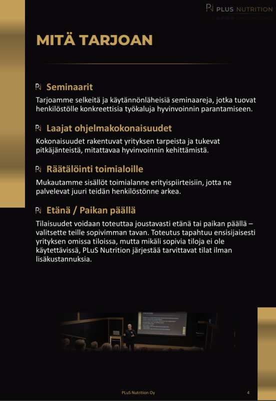 Ravitsemusterapia, ravitsemusterapeutti Petri Luhio, TtM. PLuS Nutriotion, palveluesite.